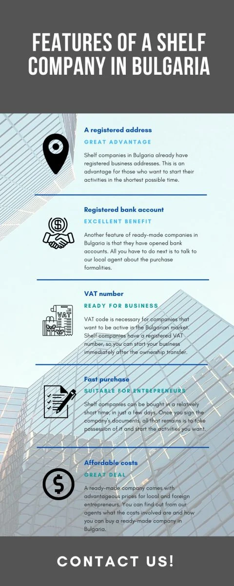 Features of a shelf company in Bulgaria